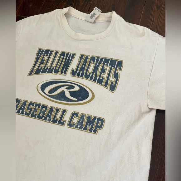 Georgia Tech Rawlings Yellow Jackets Baseball Camp T Shirt - Picture 1 of 4